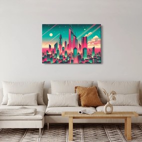 Obraz – Veľkomesto v pop-art štýle (90x60 cm)