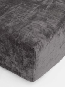 Plachta mikroplyš Deluxe 140 × 200 cm – tmavo sivé