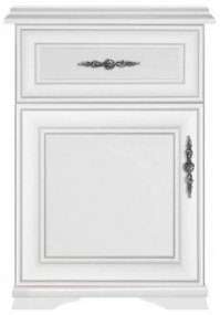 Skrinka KENTAK 1D1SL/P, alpská biela