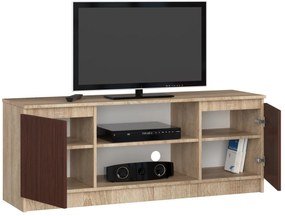 TV stolík Beron 140 cm sonoma/wenge