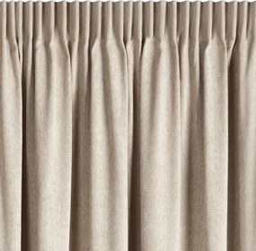 ZÁVES NA PÁSKE MEGI 140X270 CM BÉŽOVÁ