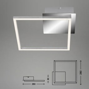 Briloner 3105-018 - LED Stmievateľné stropné svietidlo FRAMES LED/9,7W/230V