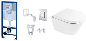 Set podomietková konštrukcia Grohe Rapid SL 38827000, WC misa Oltens Jog 42501000, 45101000