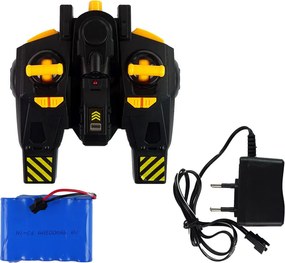LEAN Toys Obrovské r/c nakladačové rýpadlo s LED osvetlením, diaľkovo ovládané, s akumulátorom