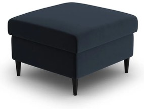 Tmavomodrá zamatová podnožka Kyoto – Cosmopolitan Design