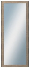 DANTIK - Zrkadlo v rámu, rozmer s rámom 50x120 cm z lišty ANDRÉ veľká bronz (3159)