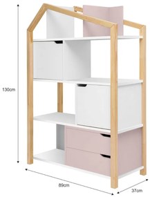 PROXIMA.store - Knižnica MANHATTAN Pheoby Flamingo - Bellamy