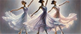 Obraz - Tri baletky (120x50 cm)