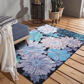 Originálny koberec s kvetinovým vzorom-smema Šírka: 160 cm | Dĺžka: 220 cm