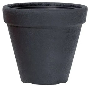Prosperplast Nízky kvetináč Classic tmavosivý, varianta 30 cm