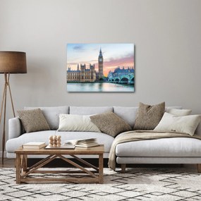 Obraz - Londýn v pastelových farbách (70x50 cm)