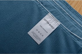 Zatemňovacia záclona DREAM VELVET 140x250 cm, petrolejová Zavesenie: Riasiaca páska