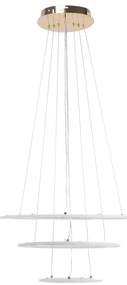 Toolight Toolight, LED stropné svietidlo 46cm, 100W, G042-3CP, zlatá lesklá, OSW-06309