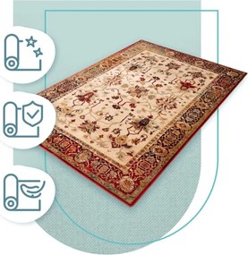 Koberec OMEGA Polonia Bodrum svetlý rubín