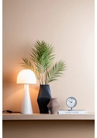 Biela stolová lampa so skleneným tienidlom (výška 45 cm) Bombin – Leitmotiv