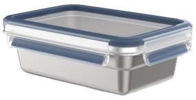 Tefal - Dóza na potraviny 0,8 l MSEAL STEEL modrá/nerez