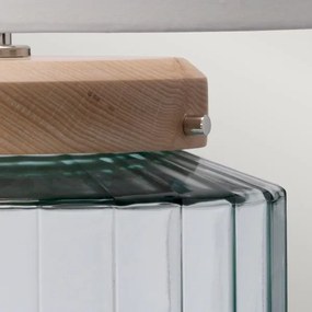 Elstead LUGA-TL-NATURAL - Stolná lampa LUGA 1xE27/60W/230V