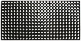 Home Elements Rohož dierovaná čierna