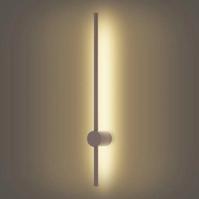 BRILAGI - LED vonkajšie nástenné svietidlo AURA, 12 W, 230 V, 3000 K, IP54, 65 cm, hnedá, CRI 90