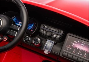 LEAN CARS Autobatéria Mercedes GT63 AMG DK-GT63 24V LCD červená
