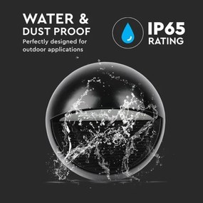 LED Vonkajšie nástenné svietidlo LED/3W/230V 4000K IP65 čierna