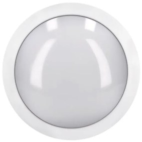 SOLIGHT LED vonkajšie stropné osvetlenie SIENA, 13W, denná biela, 17cm, okrúhle, biele, IP54