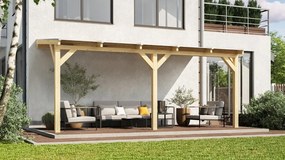WEKA Drevená záhradná pergola 672 (5,4x2,7 m)