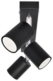 LED Bodové svietidlo TUNE 3xGU10/4,8W/230V čierna