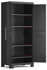 KIS Skriňa DETROIT vysoká 65 cm, čierna Poškodený obal: Nie