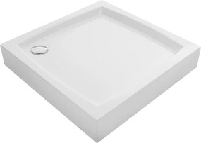 Laveo Štvorcová sprchová vanička Desna 80x80 cm - JBD_686K, biela