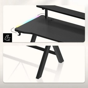 Herný stôl Hero 1.9 RGB Black