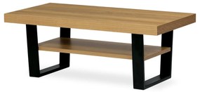 Robustný konferenčný stôl s policou, 120 x 60 x 47 cm