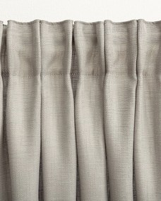 Záves na riasiacu pásku štruktúrovaná sivá 140 x 280 cm 1 ks.