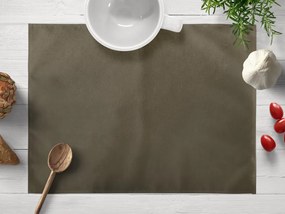 Biante Zamatové prestieranie na stôl SV-031 Hnedá khaki 30x40 cm