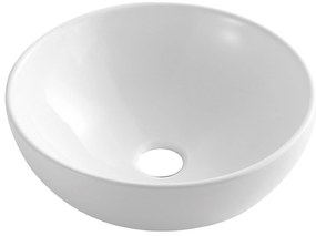 Invena Tinos, umývadlo na dosku 395x395x135 mm, biela, INV-CE-43-011-C
