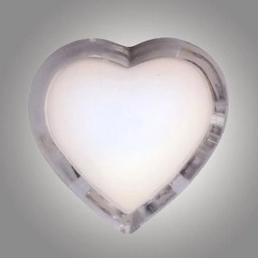 Nočné svietidlo Srdce HL992L0,4W biele