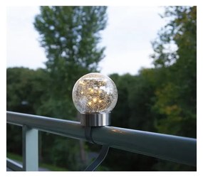 Vonkajšie solárne LED svietidlo Star Trading Glory, ø 12 cm