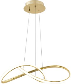 Toolight Toolight, LED stropné svietidlo, neutrálne svetlo 4000K, 32W, APP1601-CP, zlatá lesklá, OSW-05478