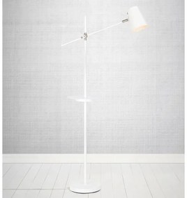 Markslöjd 107308 - Stojacia lampa s USB LINEAR 1xE14/40W/230V