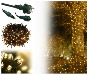 Vianočné svetielka vonkajšie FLASH teplá biela 500 LED