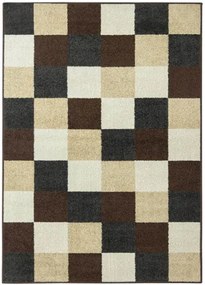 Koberce Breno Kusový koberec LOTTO 923/FM7X, hnedá, viacfarebná,133 x 190 cm