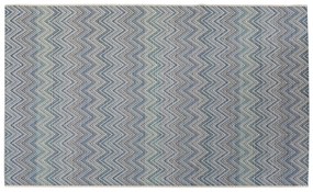 Zigzag outdoorový koberec 230x330 cm modrý