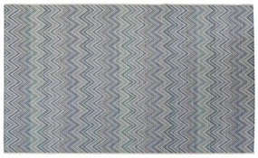 Zigzag outdoorový koberec 230x330 cm modrý