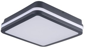 KANLUX Sapho, BENO stropné LED svietidlo 260x55x260mm, 24W, čierna grafit, 33343