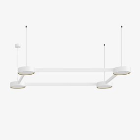 Lucis závesné svietidlo Infinity II 74,8 W 3000K akrylátové sklo biela 24.K1.