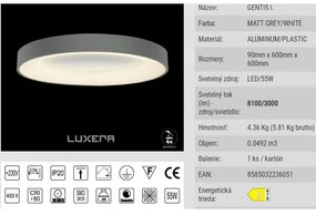 LUXERA stropnica LED GENTIS 18402 Ø80 75W-11400lm