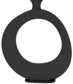 Eglo 390423 - Stolná lampa DIEZMA 1xE27/60W/230V 52,5 cm čierna/krémová