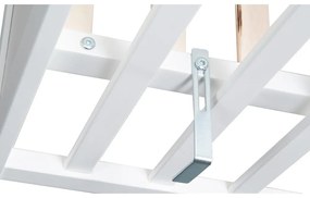 Biela prístavná postieľka 60x120 cm Hamburg – Roba