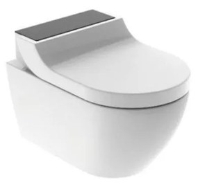 GEBERIT AquaClean elektronický bidet Tuma Comfort s keramikou, 360 x 553 mm, kryt čierne sklo, 146.292.SJ.1