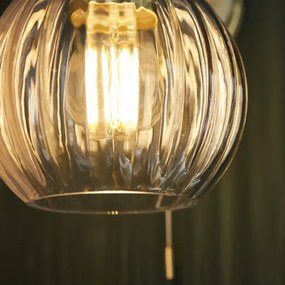 Endon 95507 - Kúpeľňové nástenné svietidlo KENDALL 1xE27/10W/230V IP44 mosadz